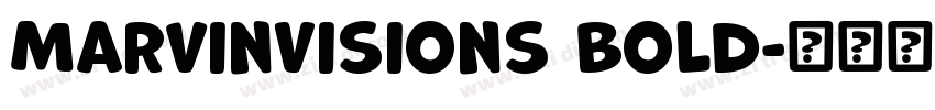 MarvinVisions Bold字体转换
